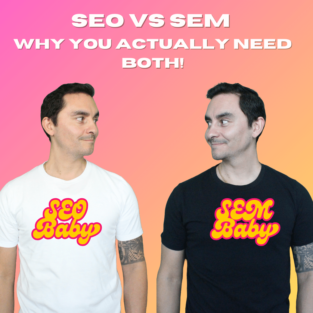 KnewChoice founder exploring SEO vs SEM and why you need both